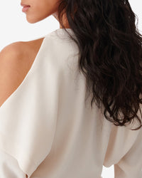 Kayla v-neck top - Ecru