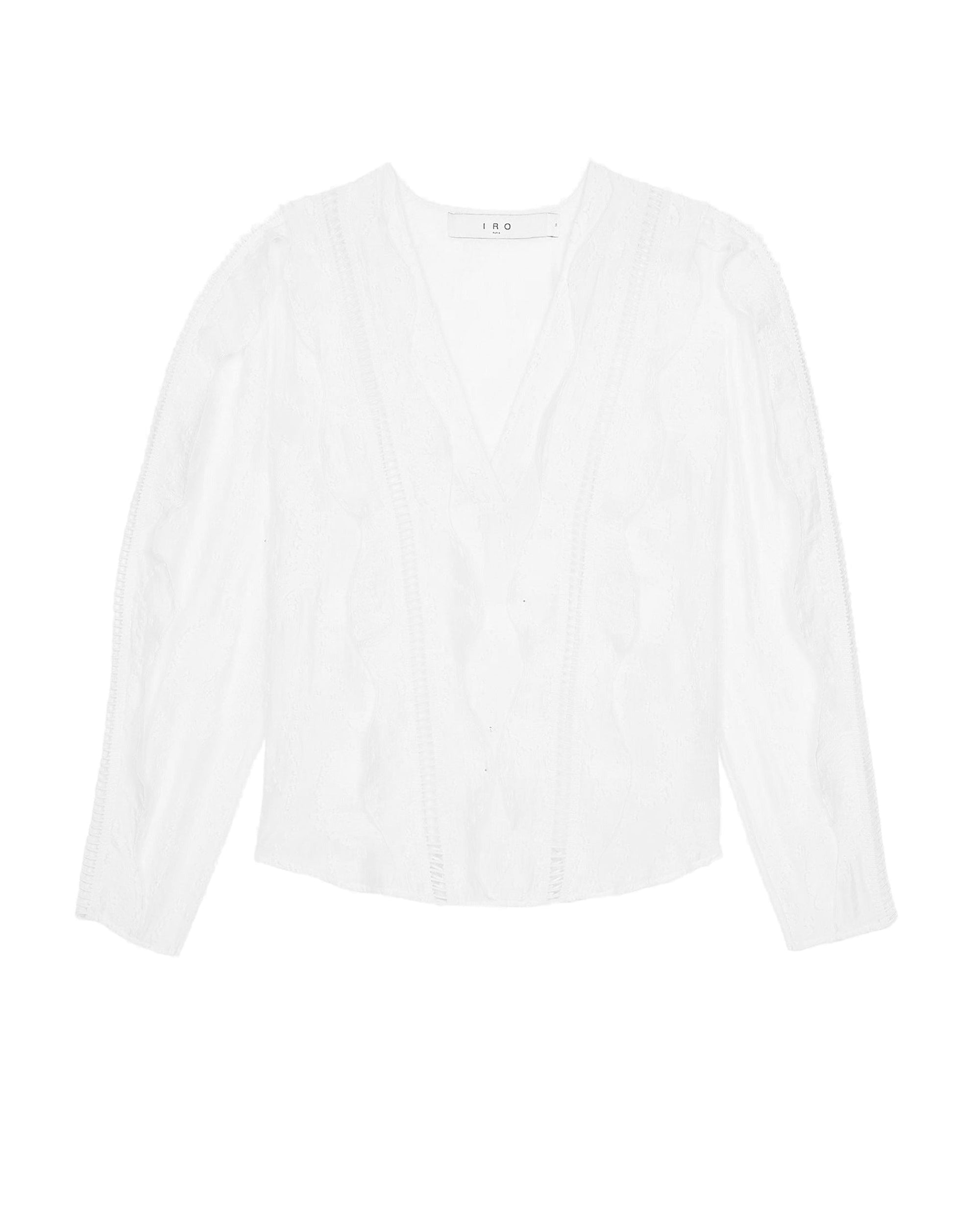 Kekoa long-sleeved blouse - White