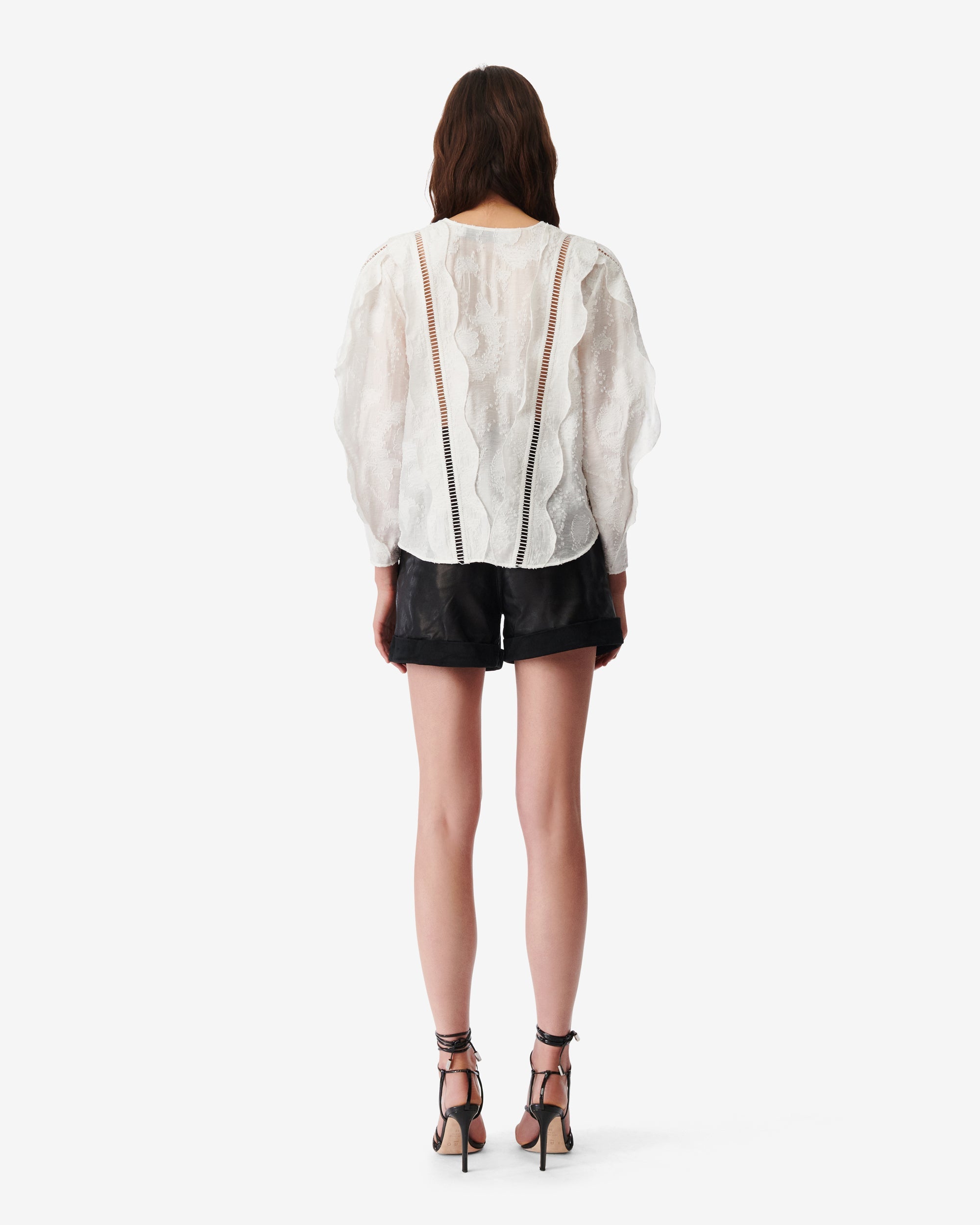 Kekoa long-sleeved blouse - White
