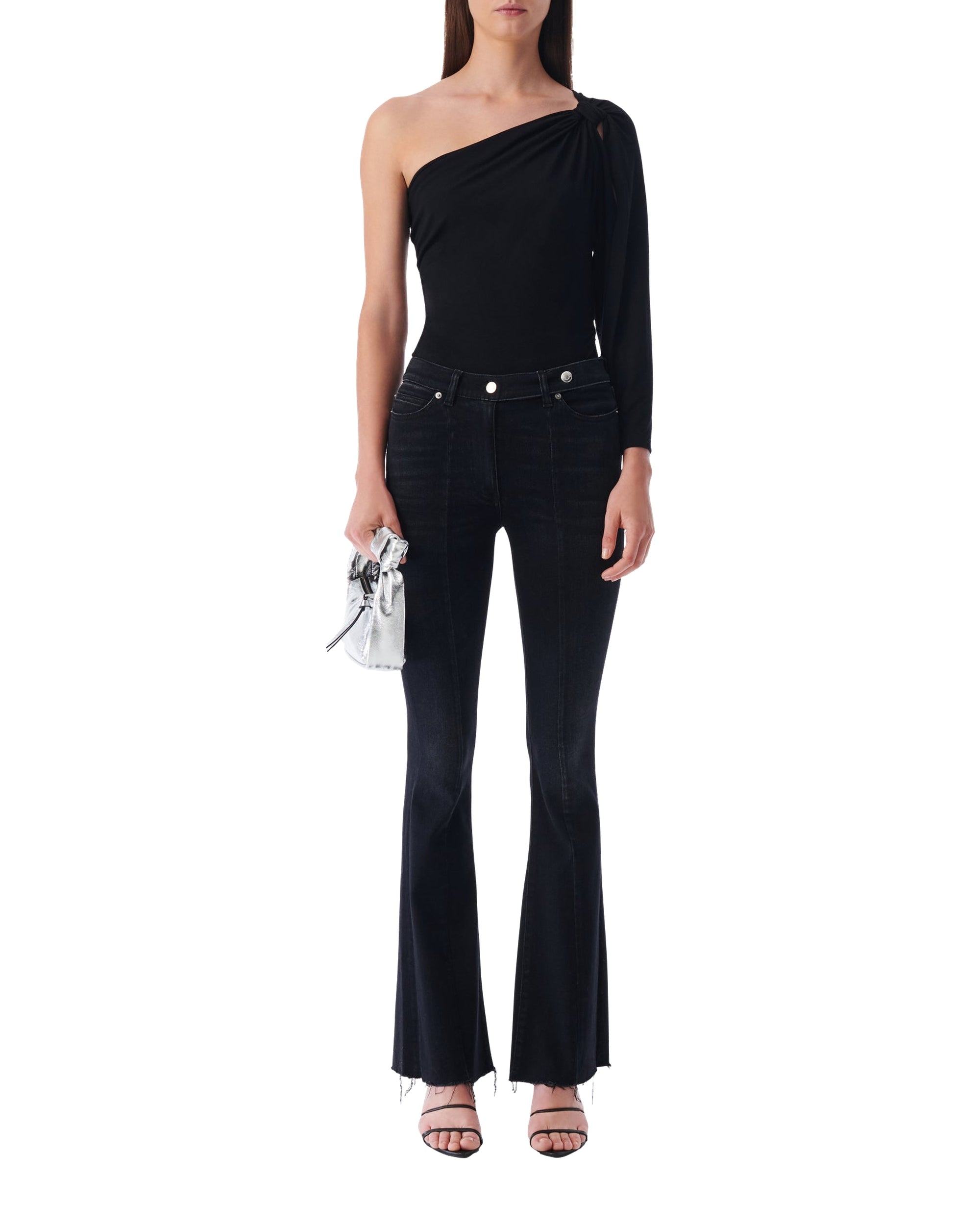Kelcy asymmetric blouse - Black