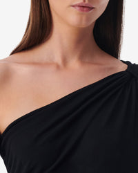 Kelcy asymmetric blouse - Black