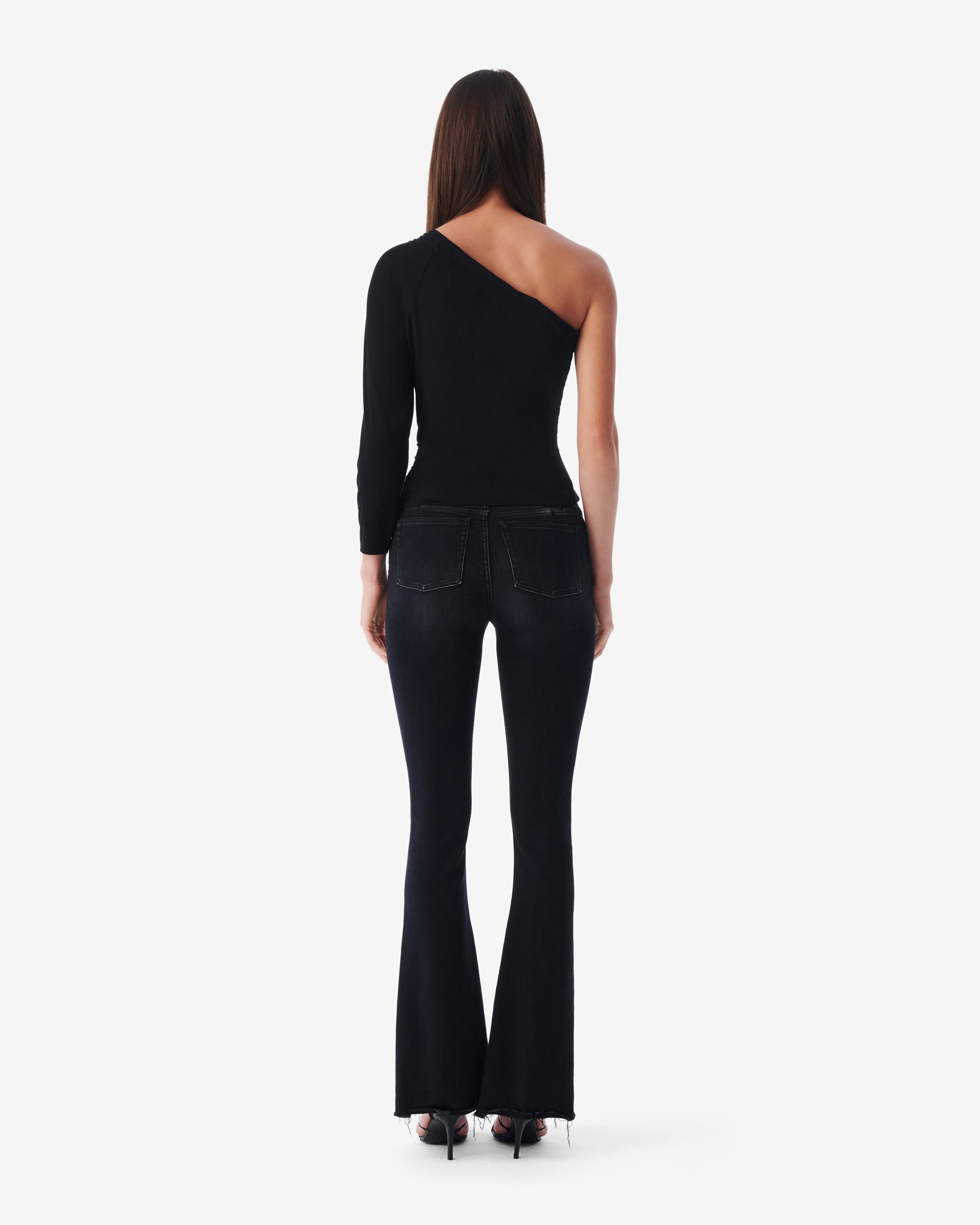 Kelcy asymmetric blouse - Black