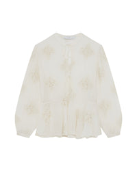 Lalia long-sleeved blouse - Ecru