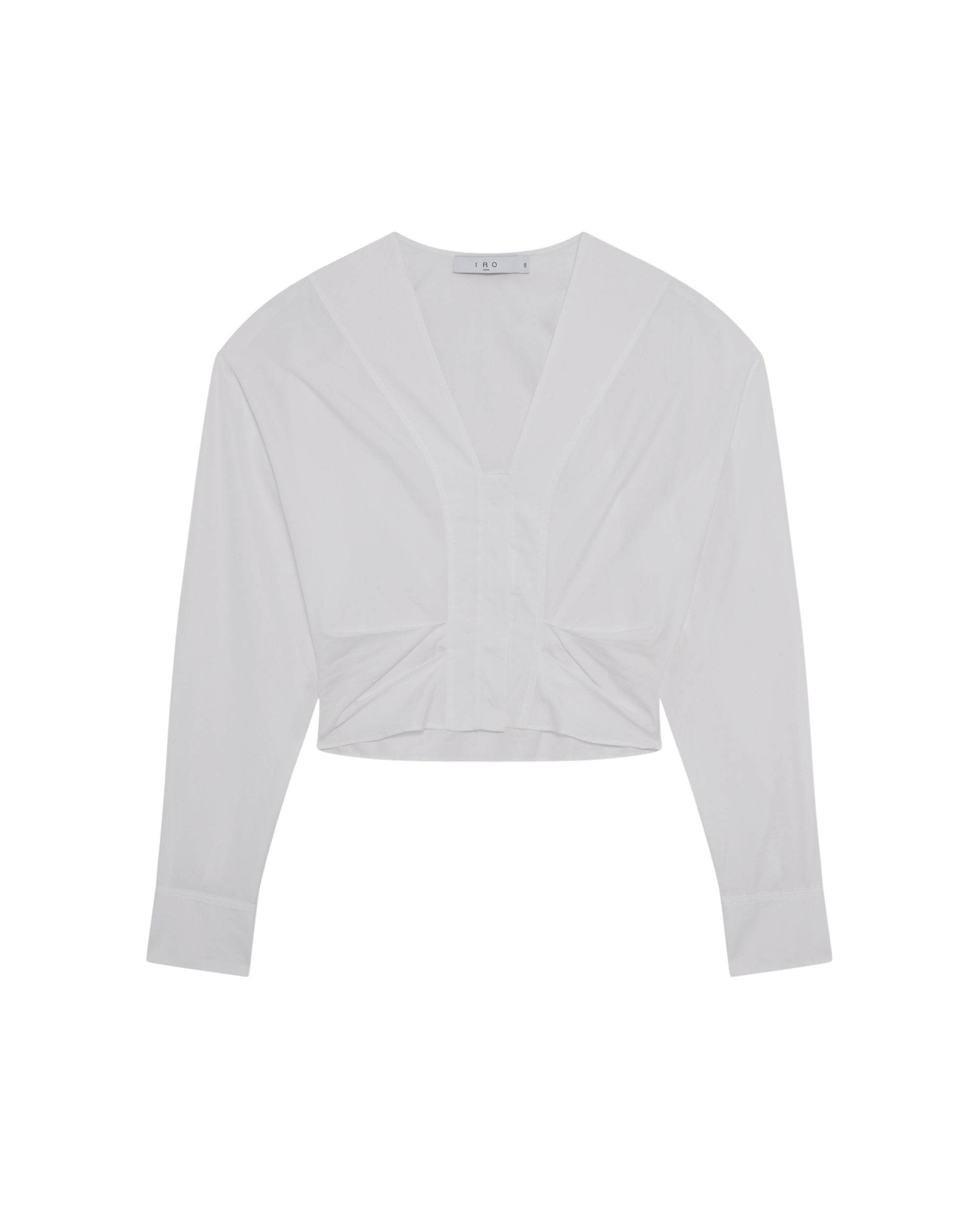 Leanel long-sleeved blouse - White