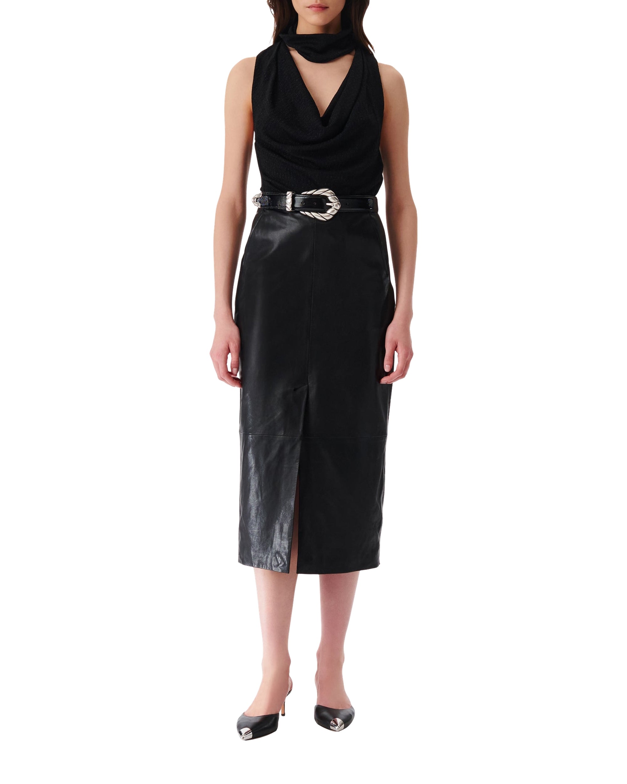 Marlene sleeveless top - Black