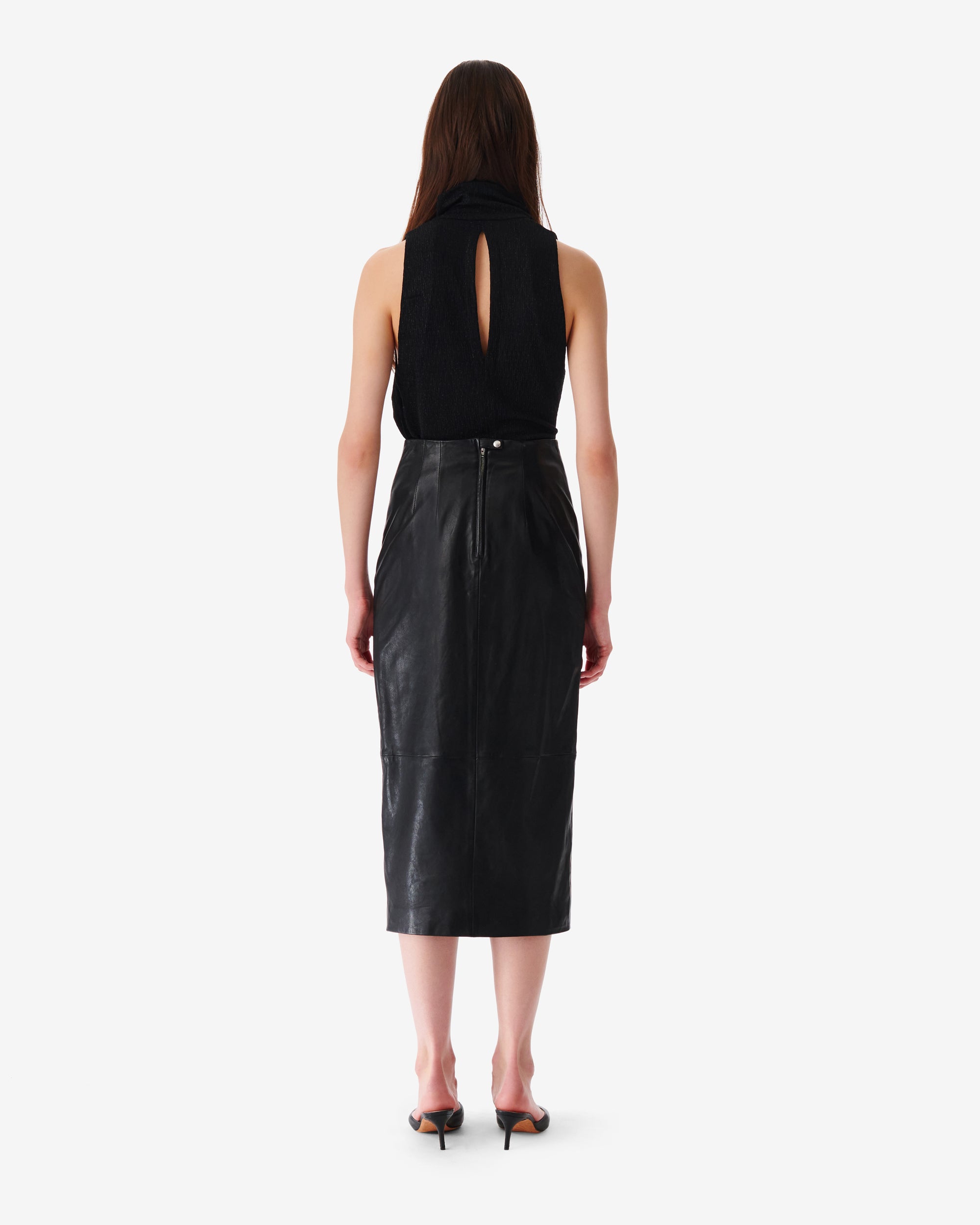 Marlene sleeveless top - Black