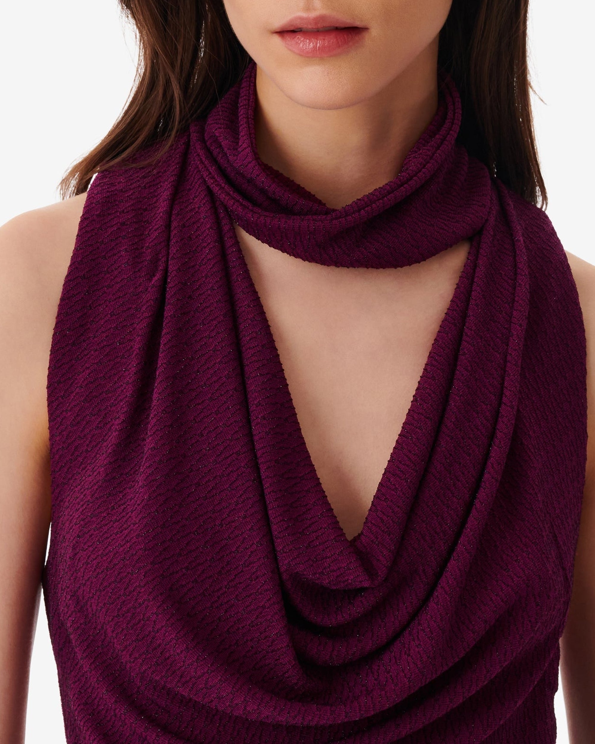 Top Marlene - Fushia & Black