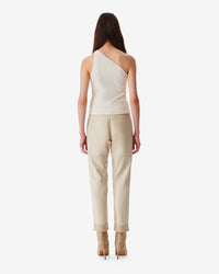 Asymmetrical Pivo tank top - Cloudy White
