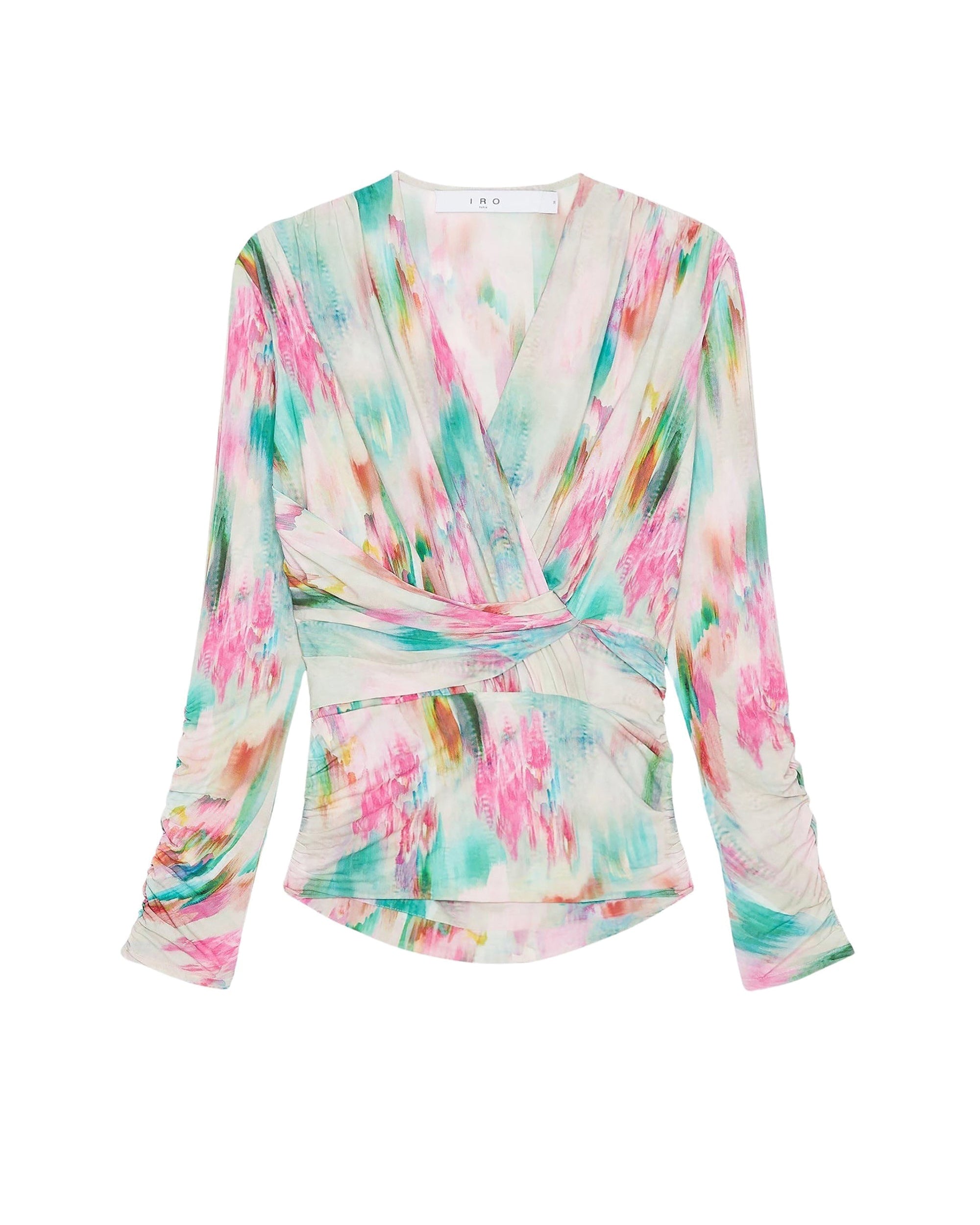 Zandra print blouse - Green Multico