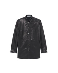 Alegre leather shirt - Black