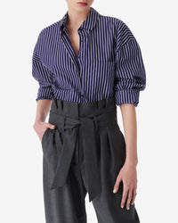 Atkin shirt - Navy & White