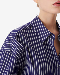 Atkin shirt - Navy & White