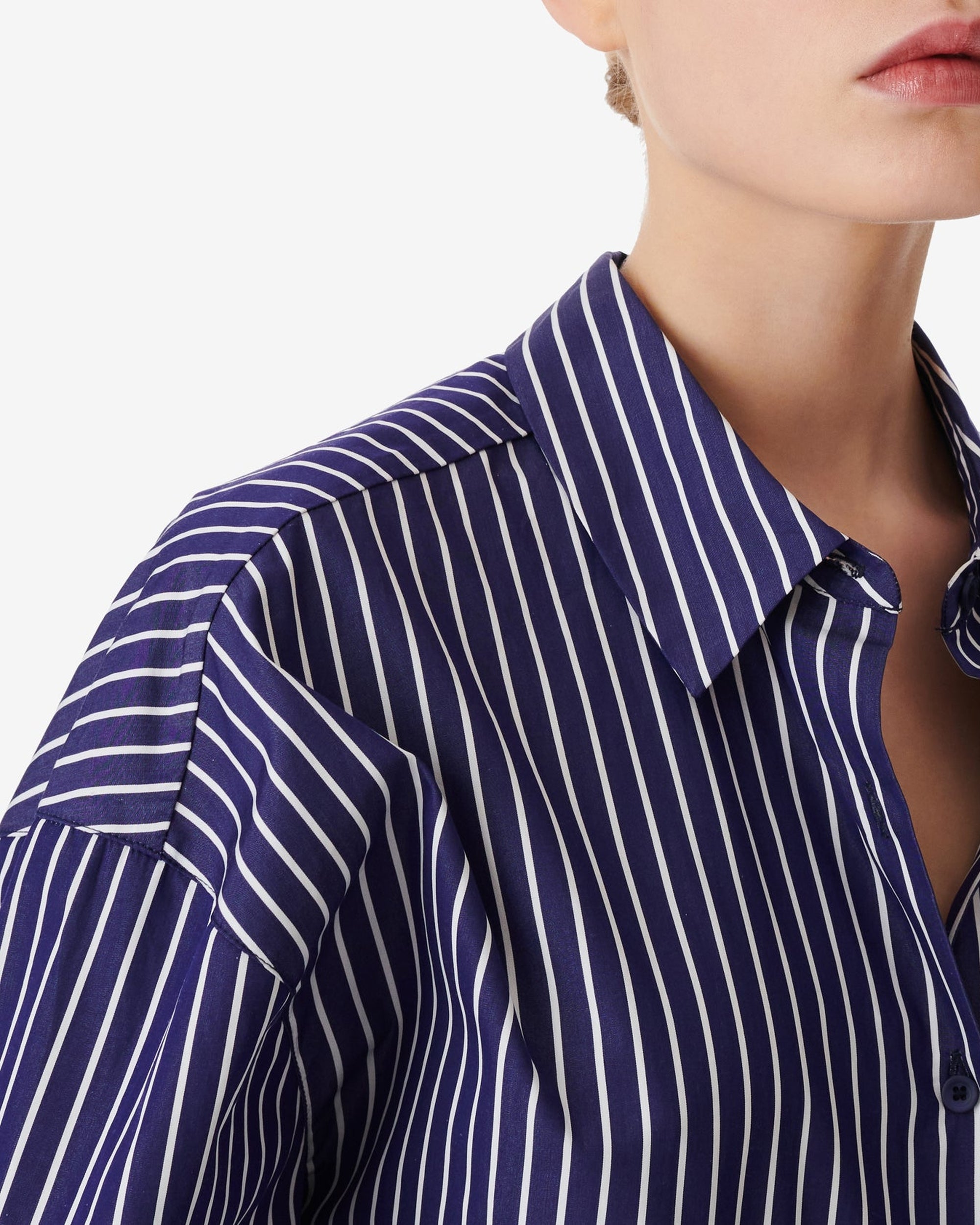 Atkin shirt - Navy & White