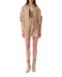Timera overshirt - Mixed Beige