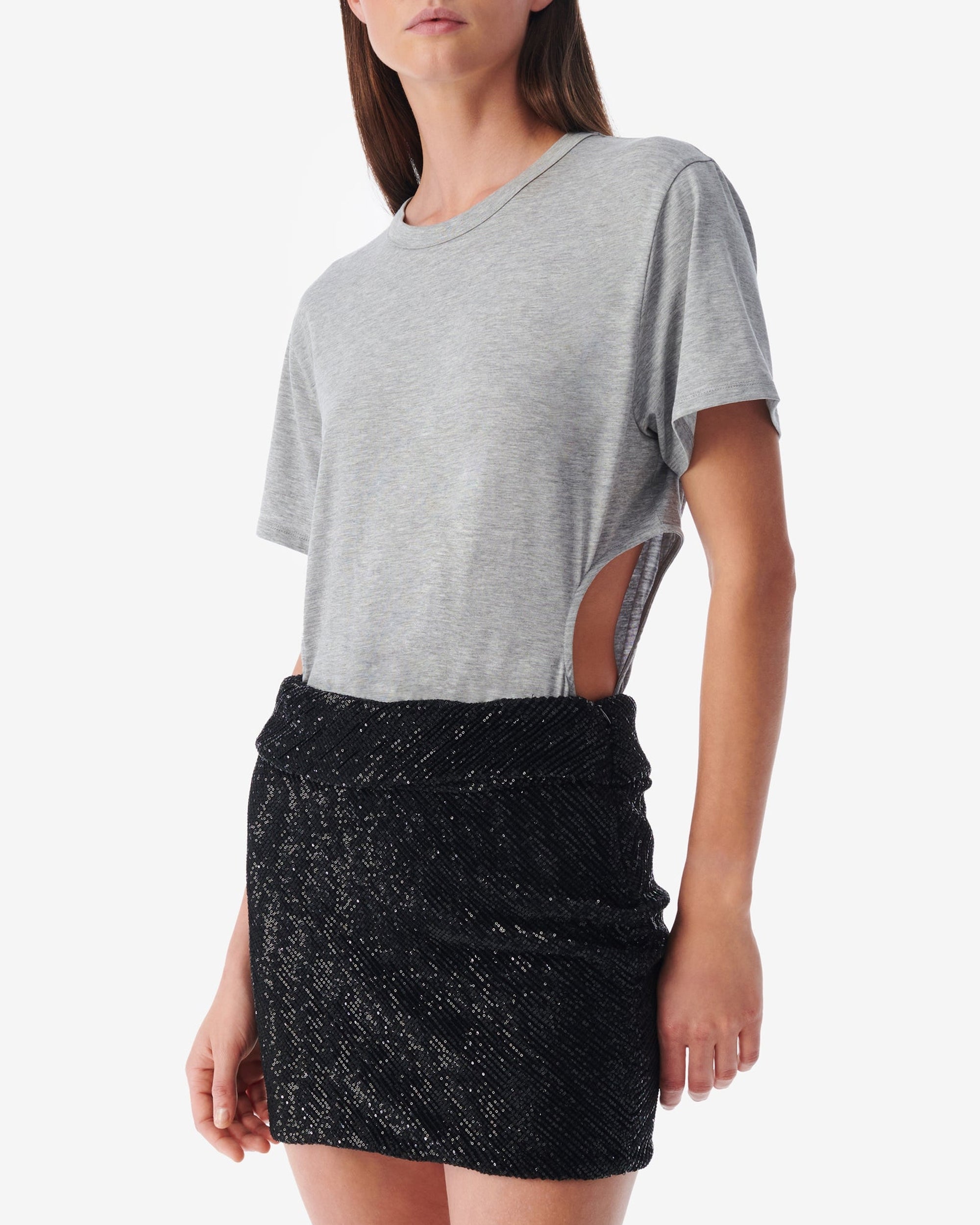 Bonnie short-sleeved T-shirt - Grey
