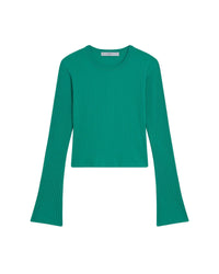 Ersilia long-sleeved T-shirt - Emerald