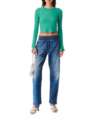 Ersilia long-sleeved T-shirt - Emerald