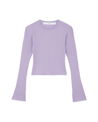 Ersilia long-sleeved T-shirt - Vintage Purple