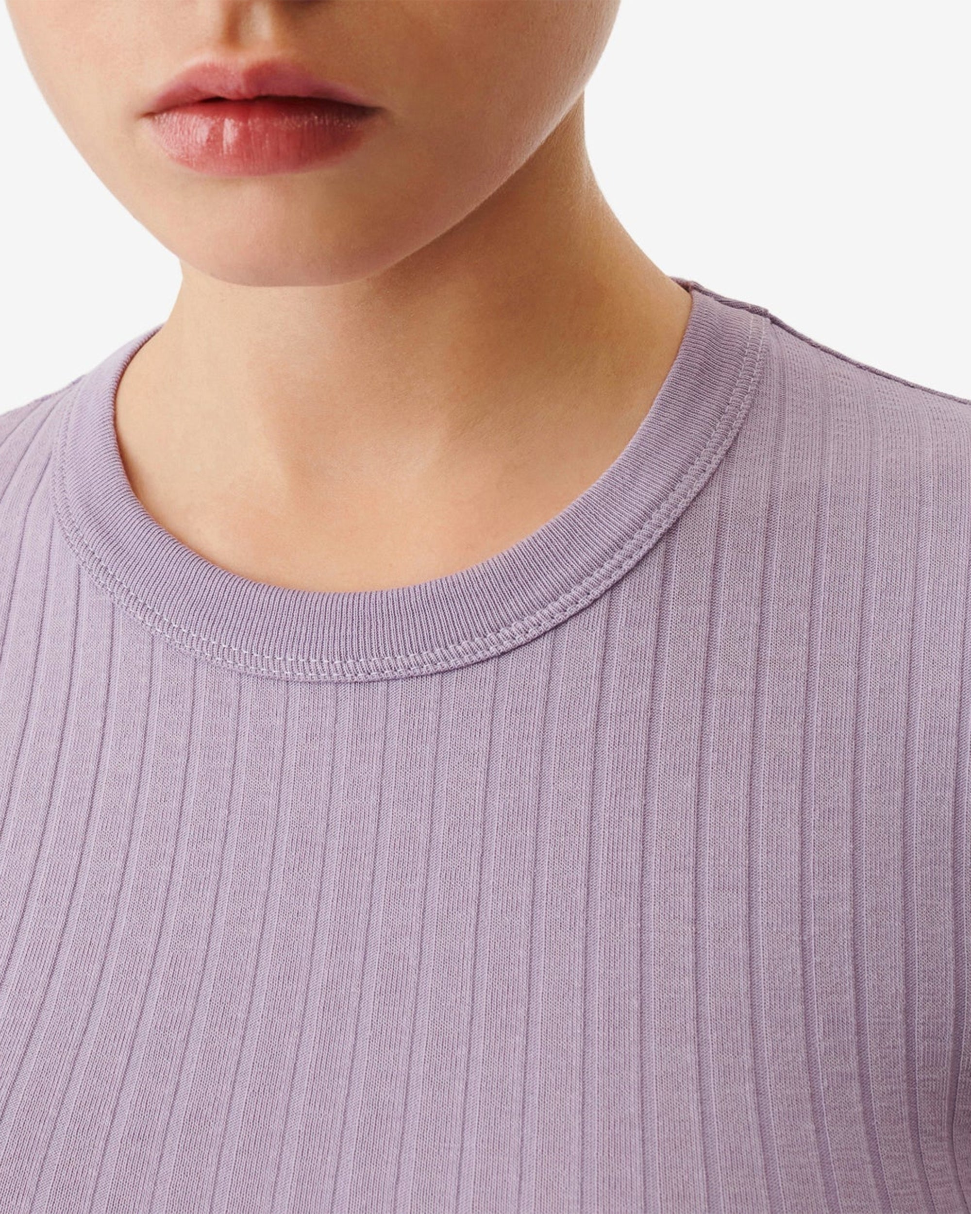 Ersilia long-sleeved T-shirt - Vintage Purple