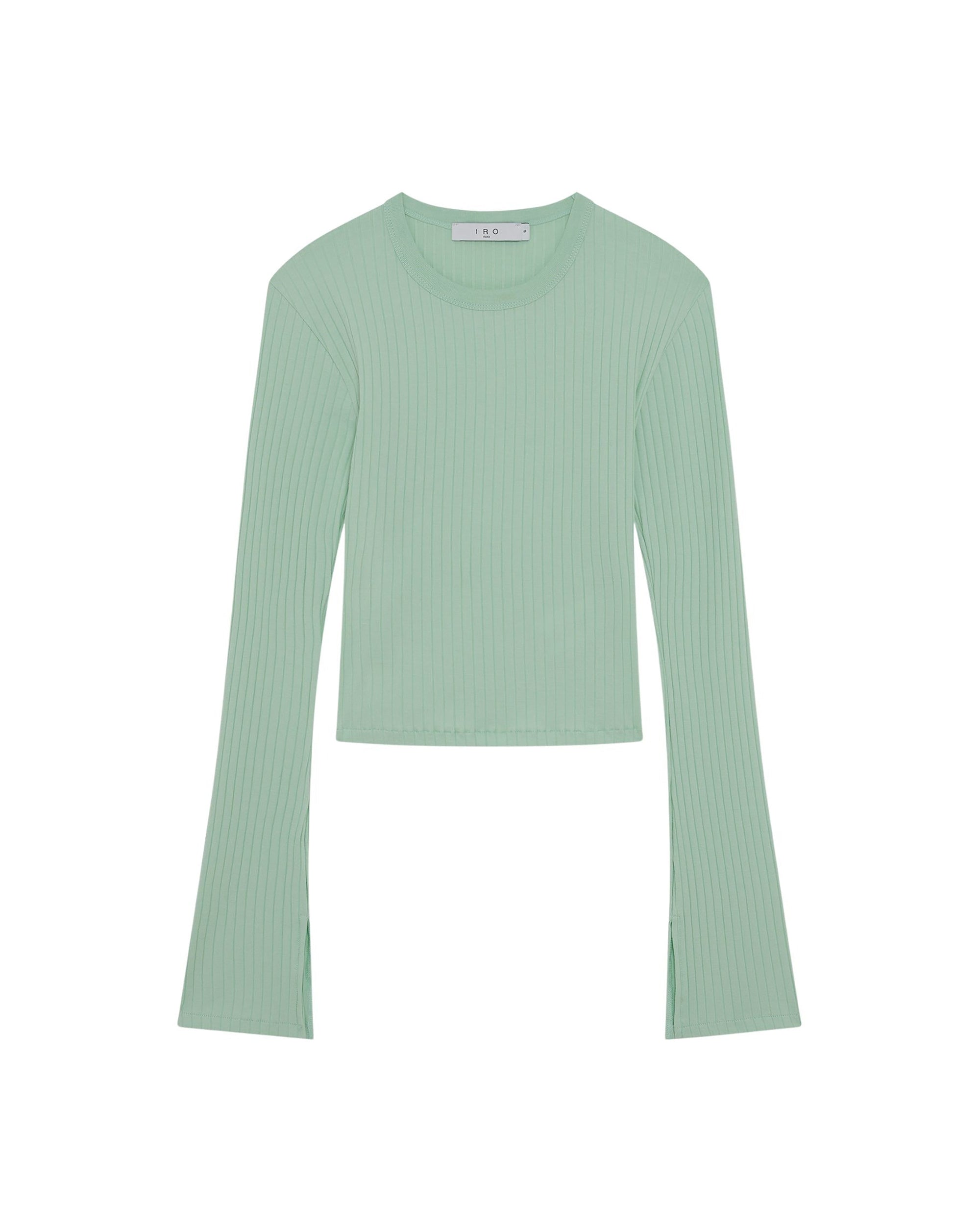 Ersilia long-sleeved T-shirt - Aqua