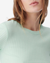 Ersilia long-sleeved T-shirt - Aqua