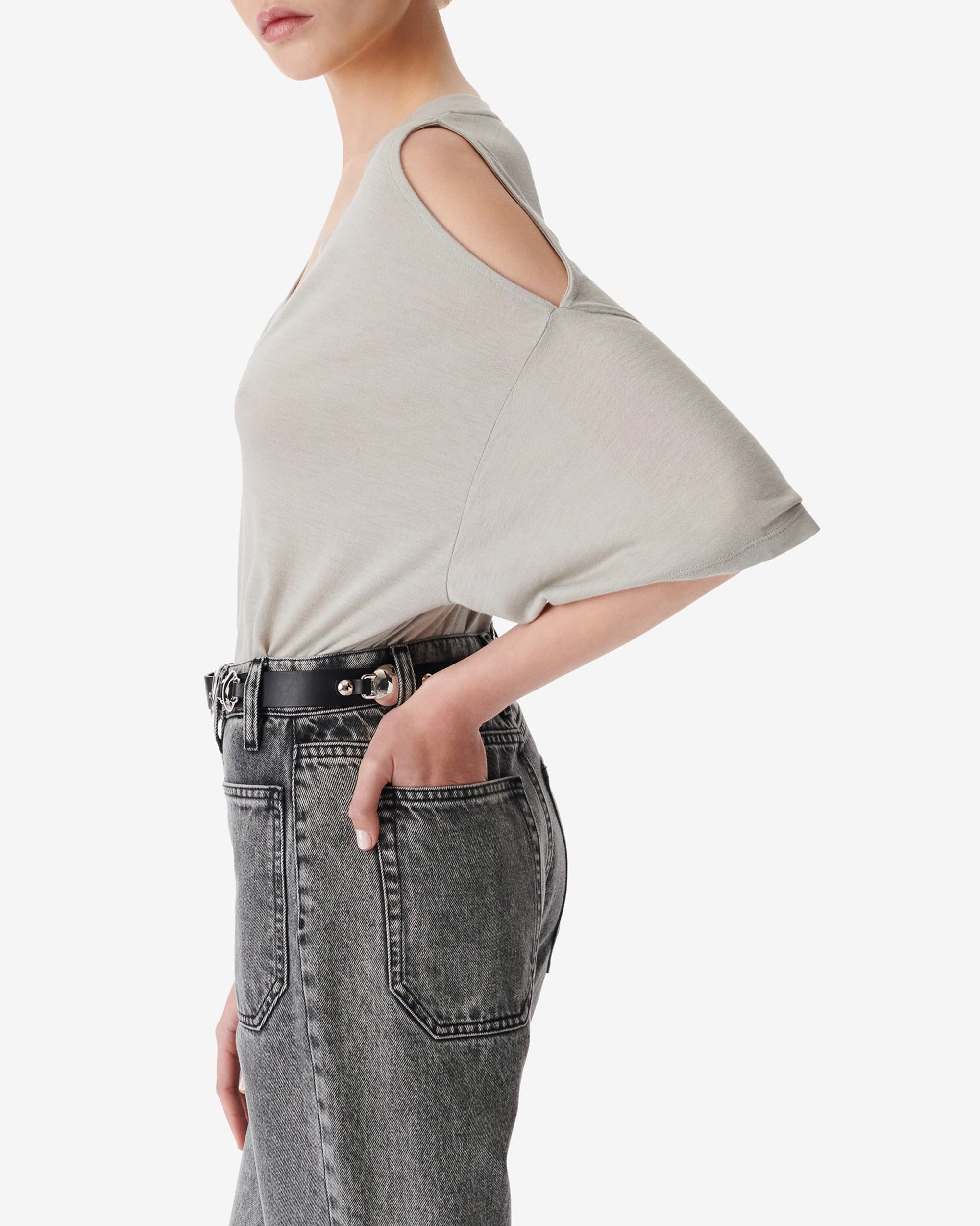 Fehnno T-shirt - Stone Grey