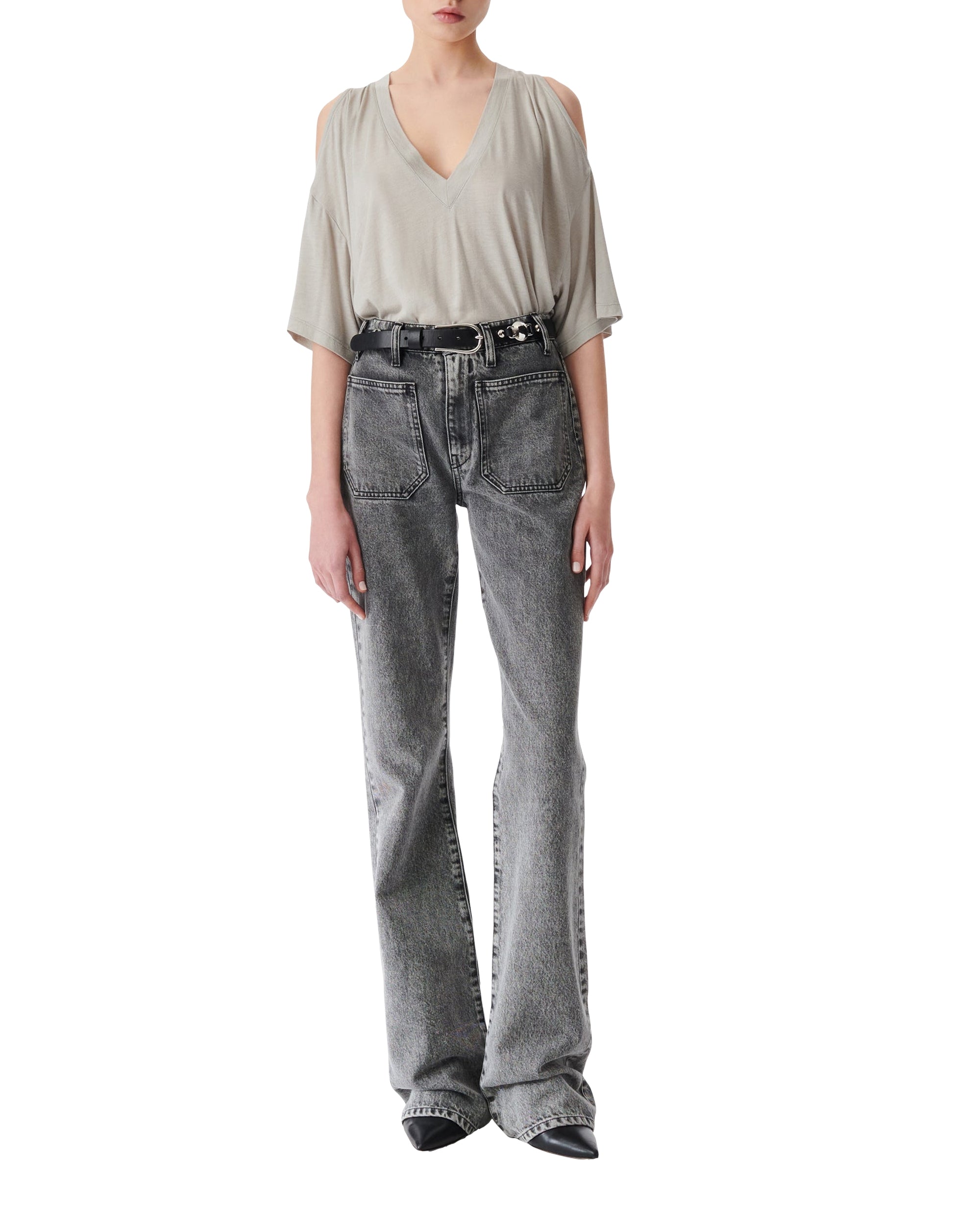 Fehnno T-shirt - Stone Grey