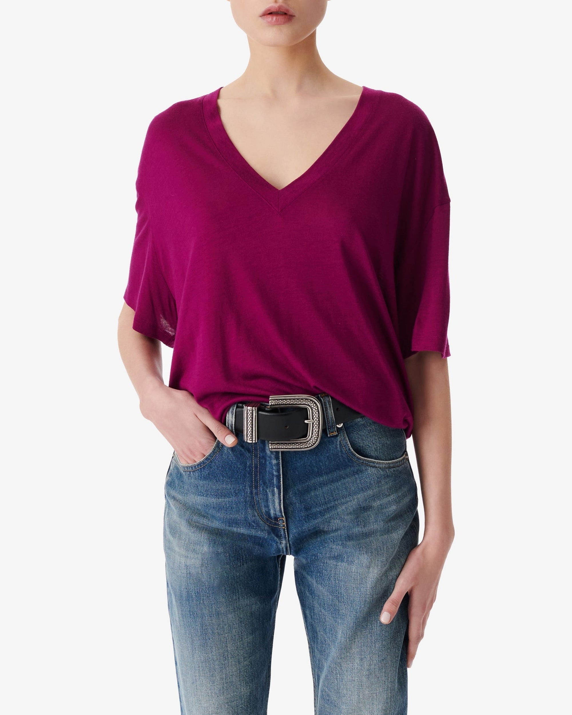 Ferio T-shirt - Berry