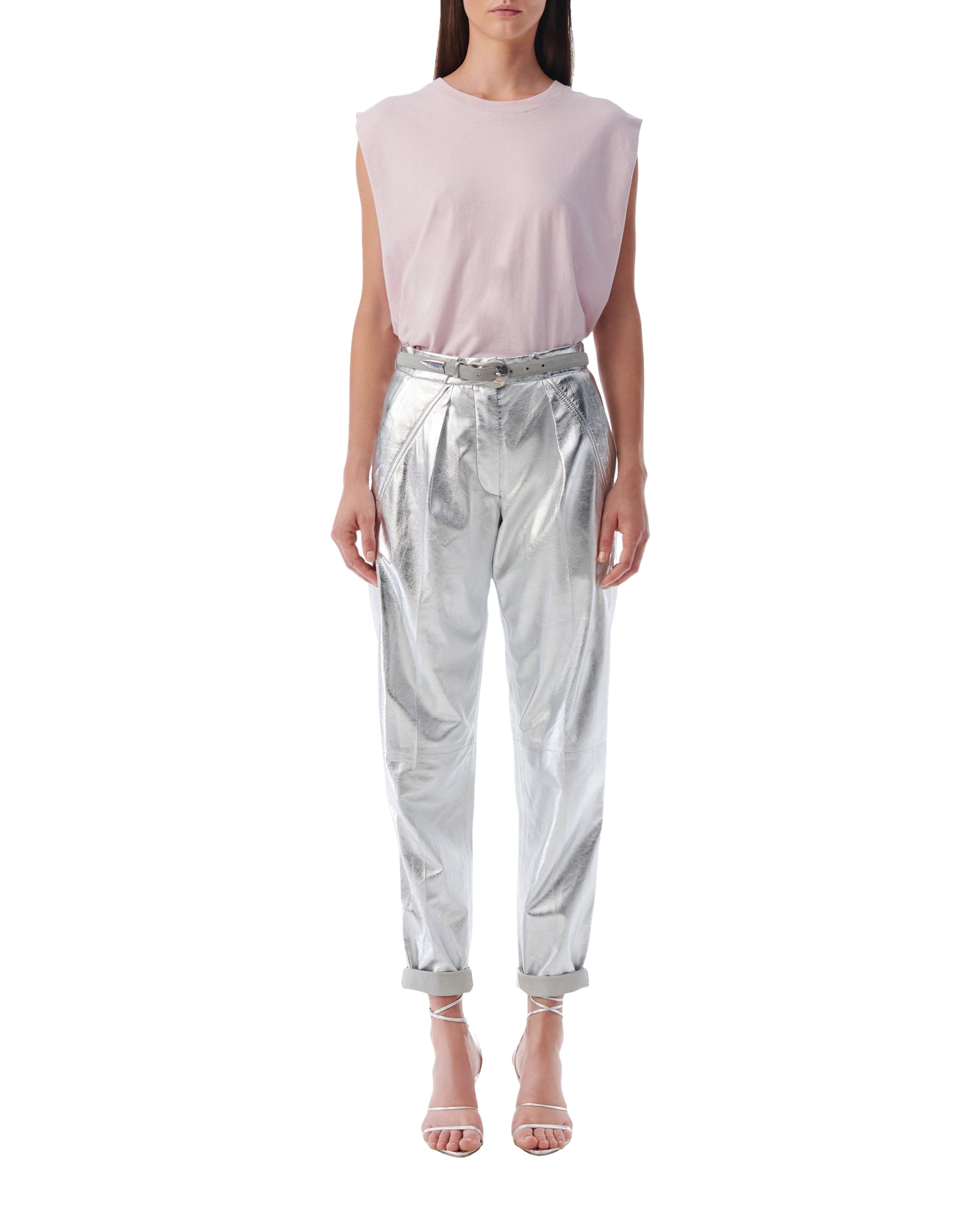 Juli round-neck tank top - Light Pink
