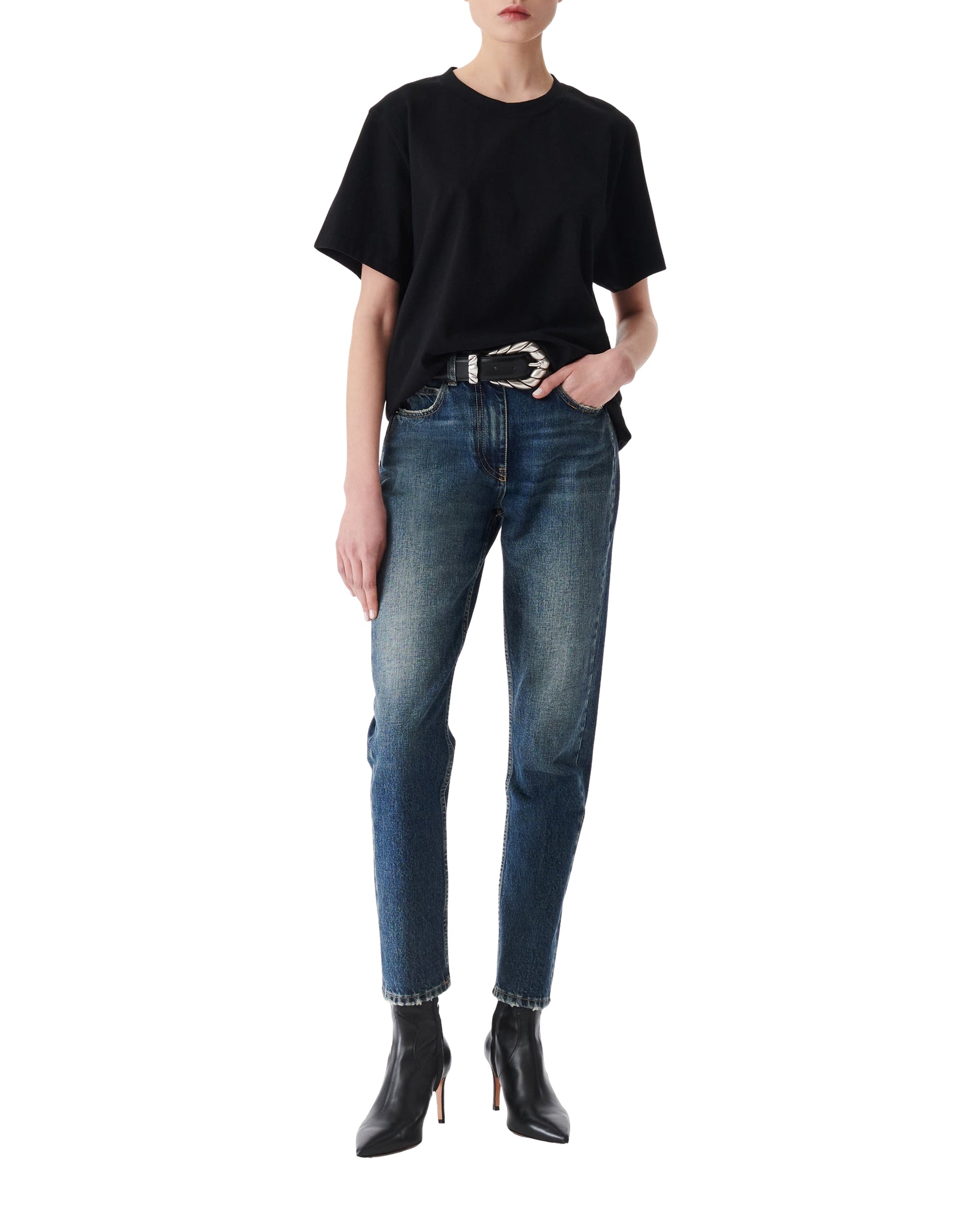 Nadege short-sleeved T-shirt - Black