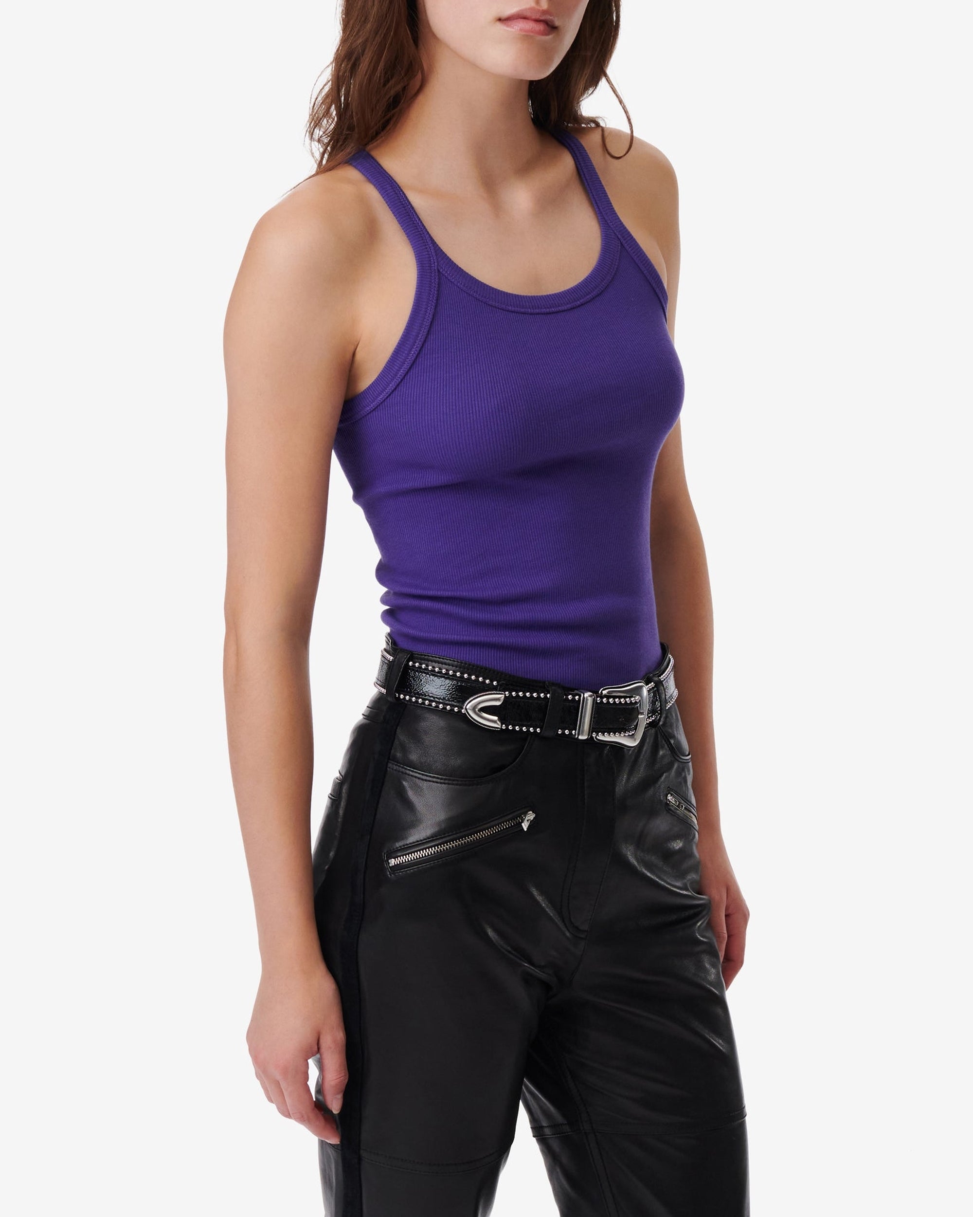 Palisso T-shirt - Vintage Purple