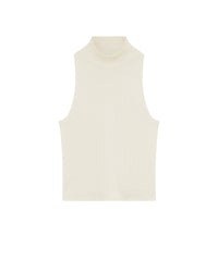 Pandorae high neck tank top - Cream