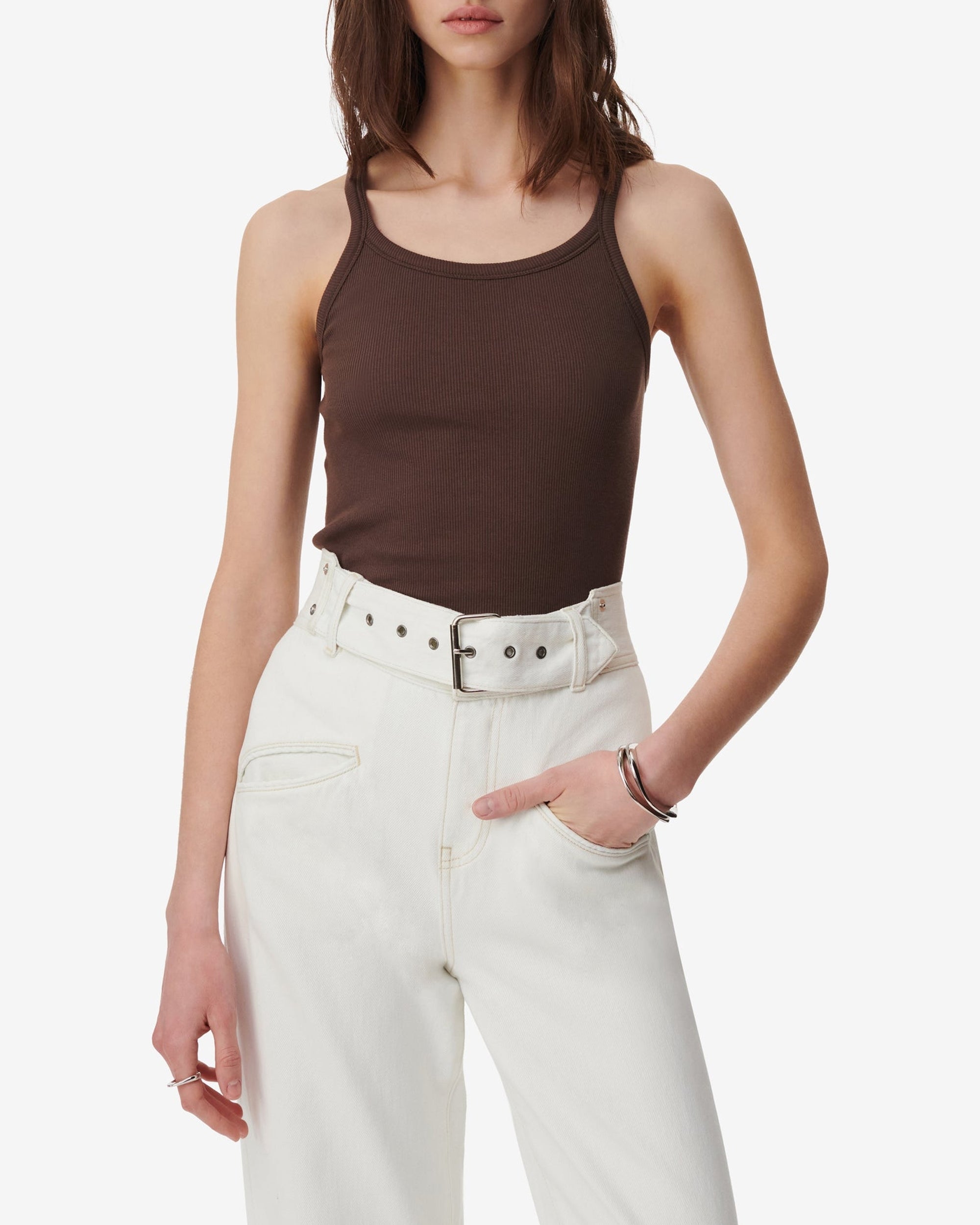 Palisso tank top - Brown