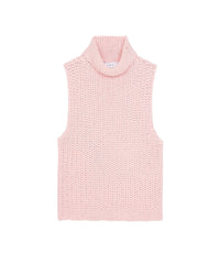 Uliva sleeveless turtleneck top - Candy Pink
