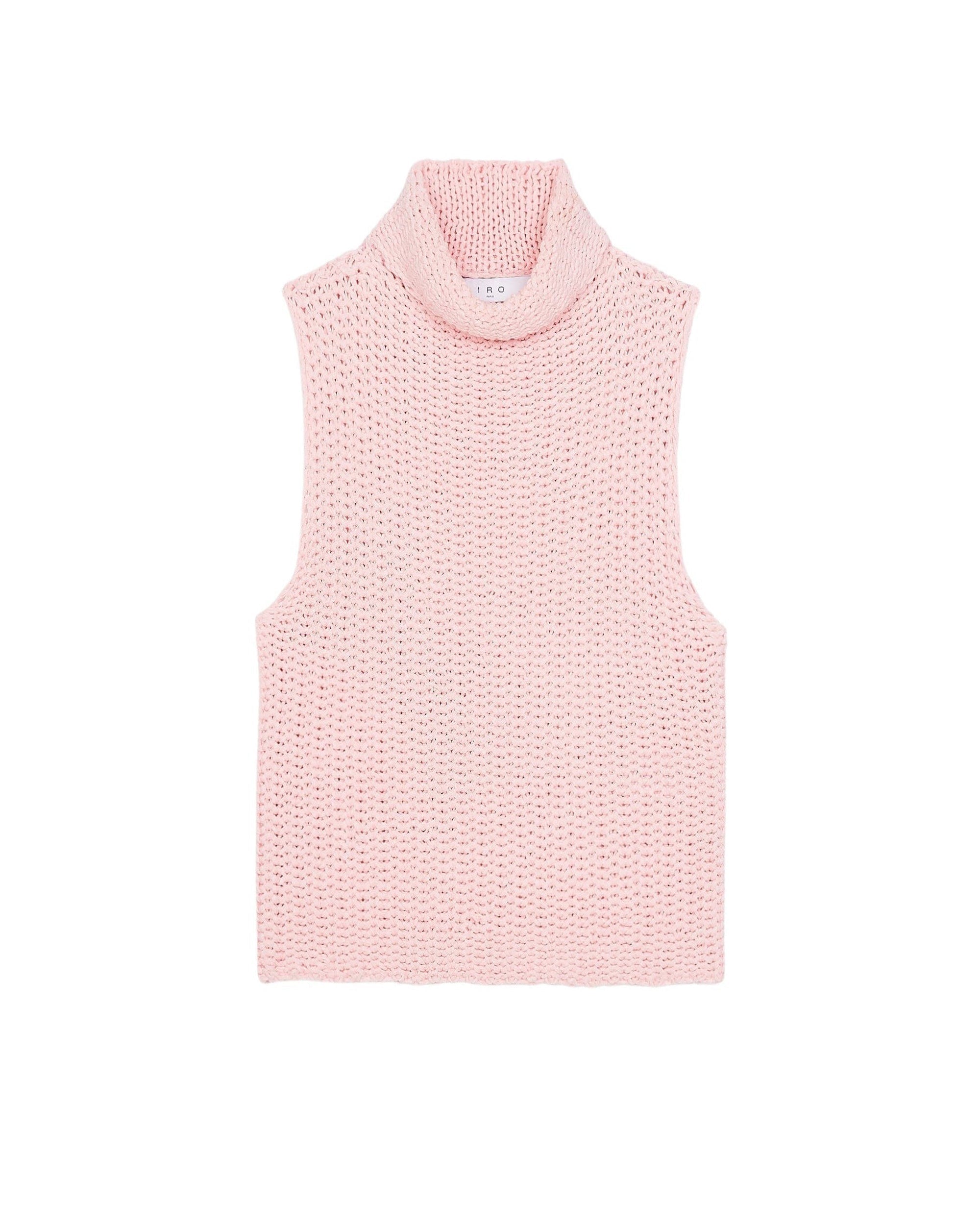 Uliva sleeveless turtleneck top - Candy Pink