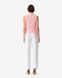 Uliva sleeveless turtleneck top - Candy Pink