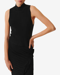 Virgi mesh tank top - Black