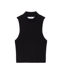 Virgi mesh tank top - Black