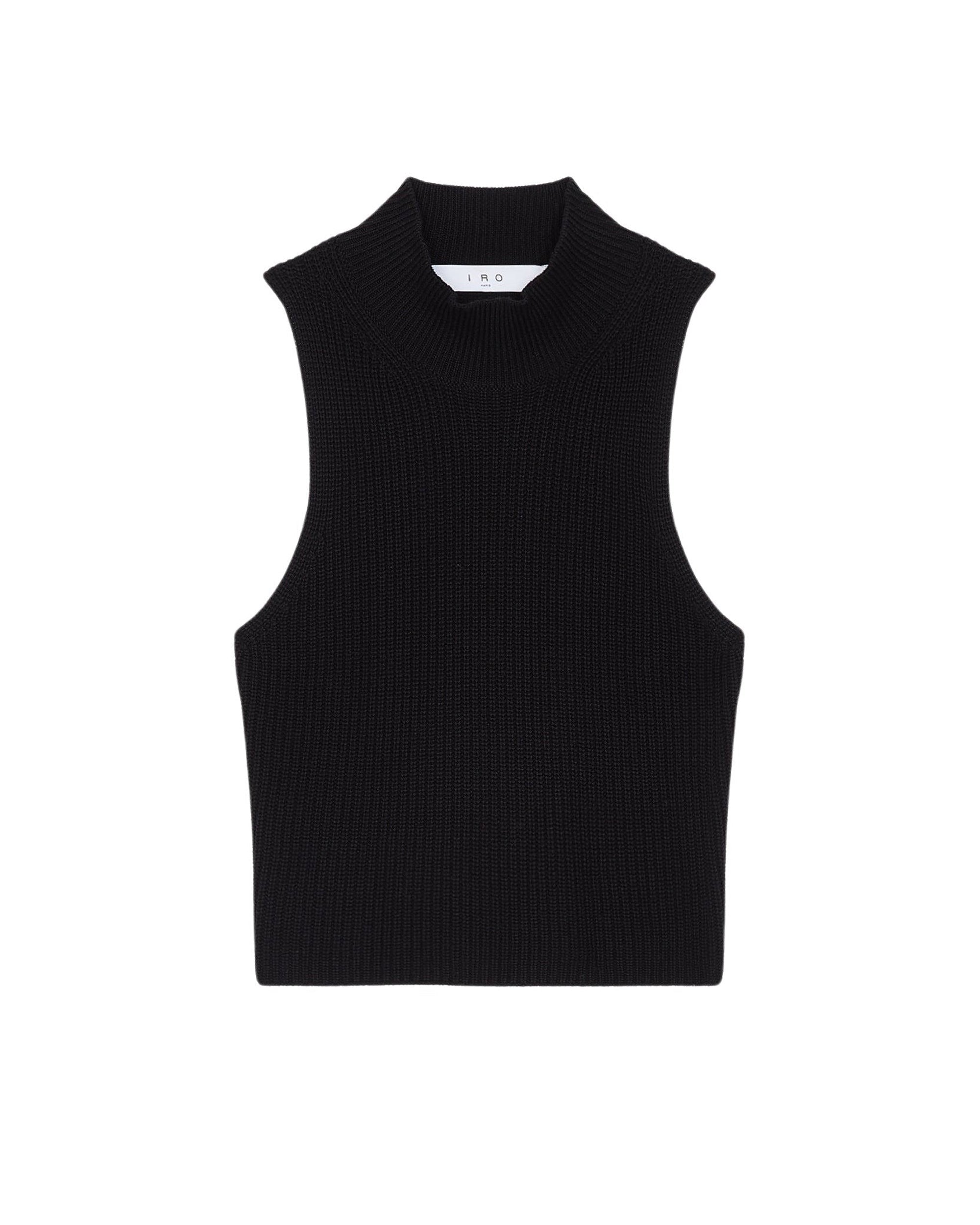Virgi mesh tank top - Black