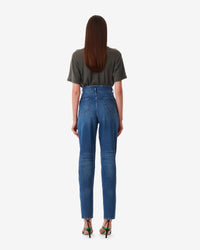 Acady high-waisted jeans - Stone Blue