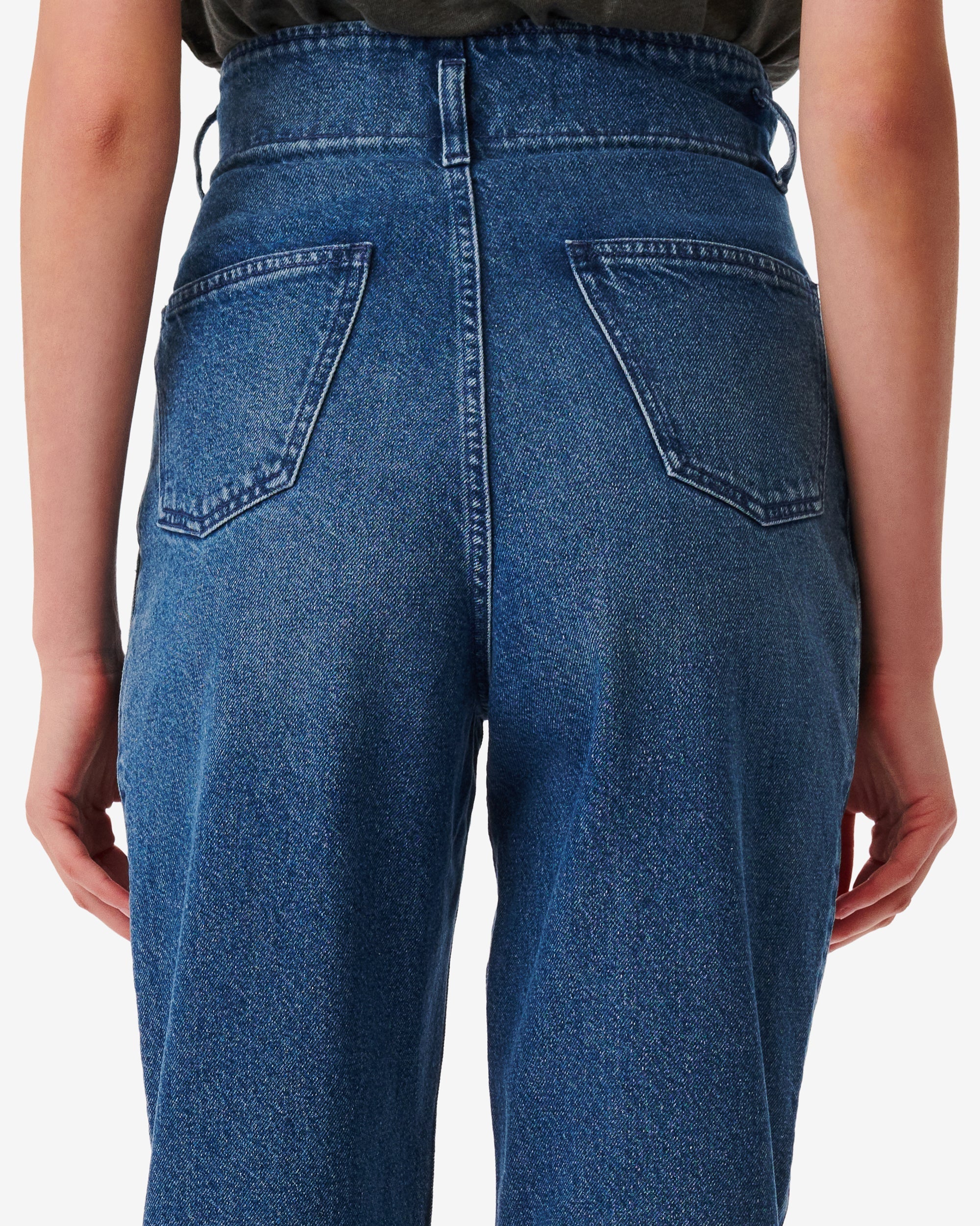 Acady high-waisted jeans - Stone Blue