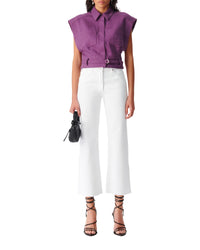 Aiden bootcut jeans - White