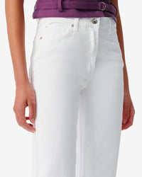 Aiden bootcut jeans - White