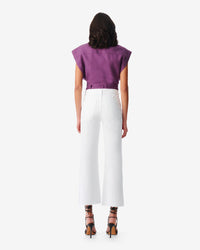 Aiden bootcut jeans - White
