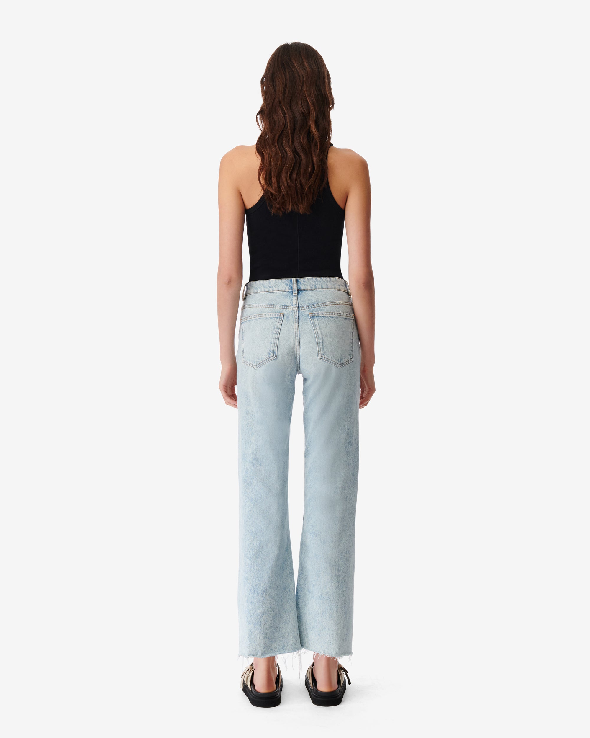 Briollay high-waisted jeans - Light Denim