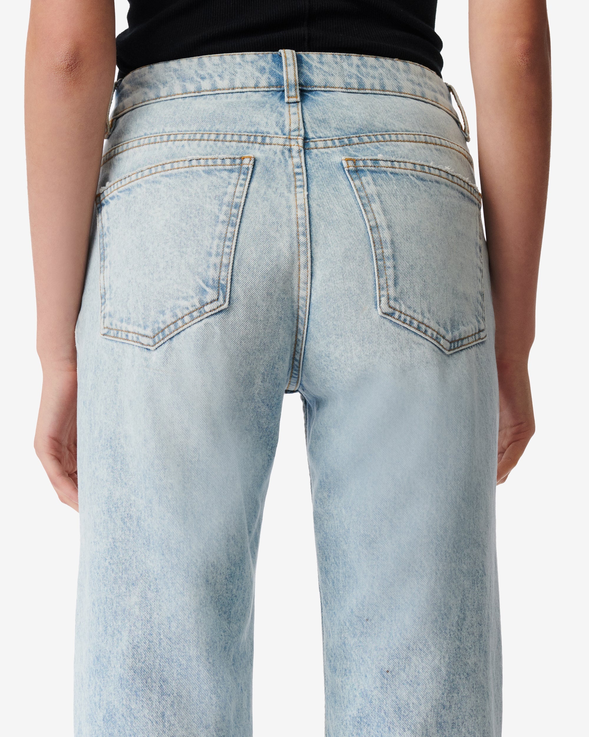 Briollay high-waisted jeans - Light Denim