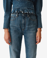 Brooke high waist jeans - Blue Denim