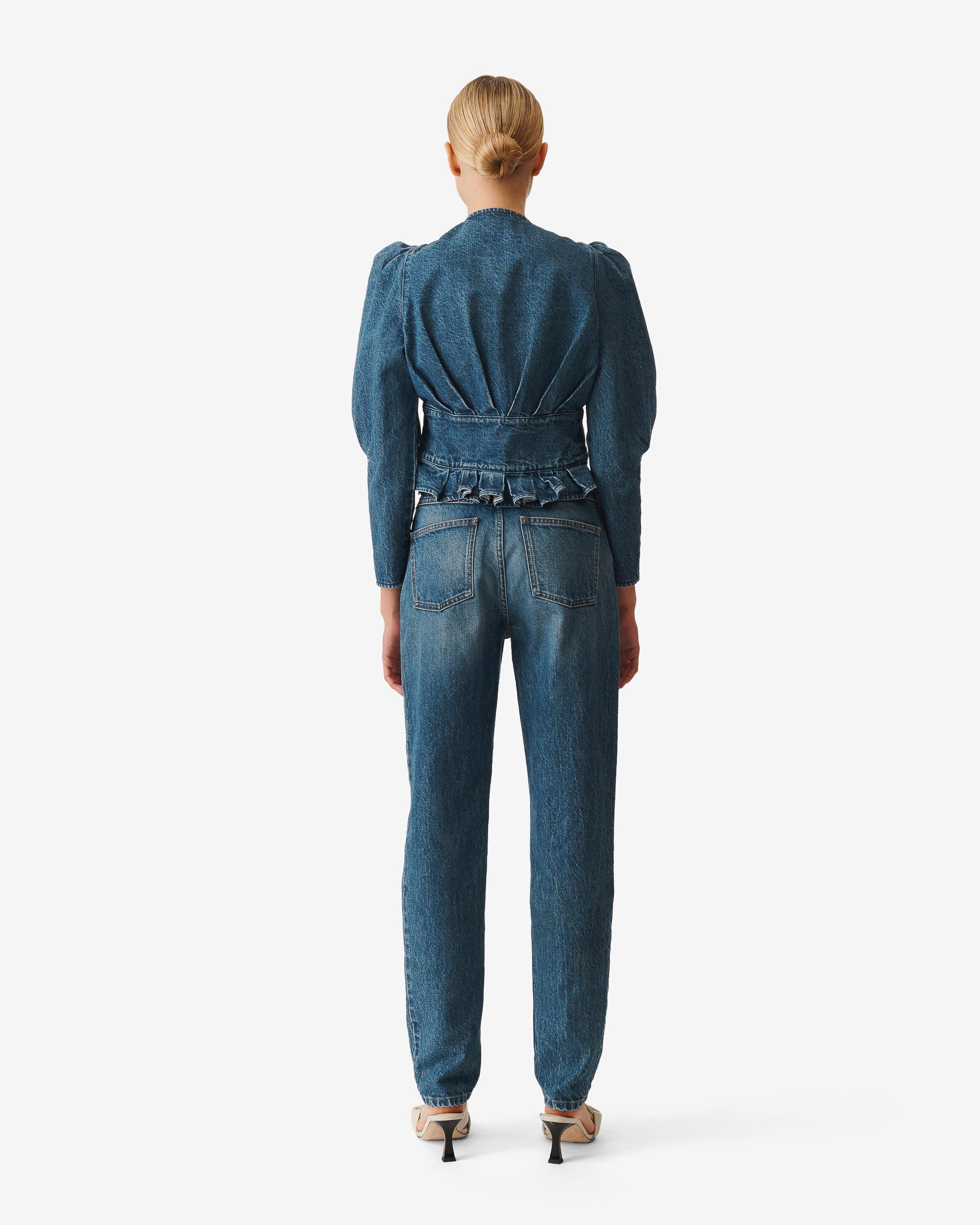 Brooke high waist jeans - Blue Denim