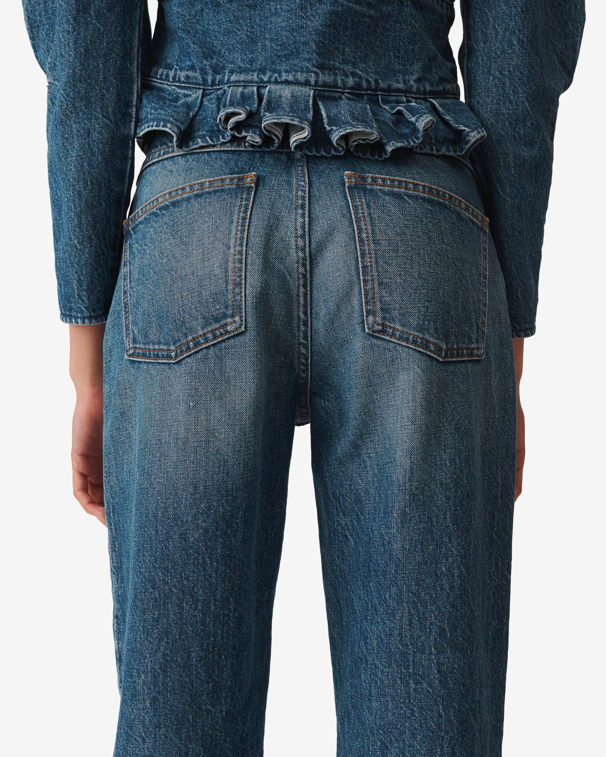 Brooke high waist jeans - Blue Denim