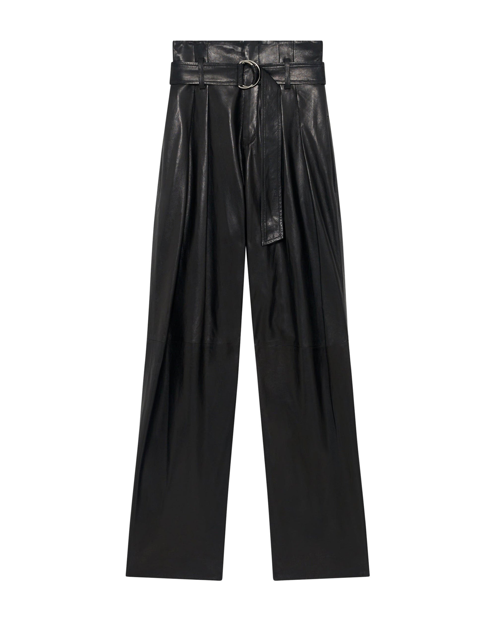 Adica leather trousers - Black